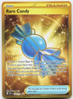 Rare Candy 256/198 Hyper Rare Scarlet & Violet Pokemon Near Mint - Image 1