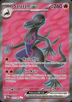 Salazzle ex 101/088 Ultra Rare Perfect Order Pokemon Holo Near Mint - Image 1
