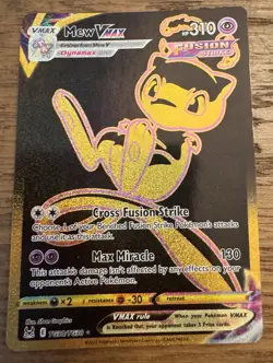 Pokemon TCG: Mew VMAX TG30/TG30 - Lost Origin - Full Art Gold Secret Rare - NM - Image 1