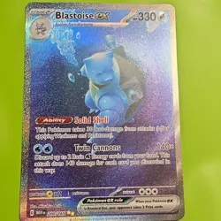Pokemon TCG Blastoise ex Sv: Scarlet & Violet 151 200/165 Special Illustration … - Image 2