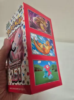 Pokemon TCG Scarlet & Violet 151 Booster Box – Korean Edition – Sealed 20 Packs - Image 4