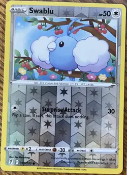 Swablu 132/203 - Reverse Holo - Evolving Skies - Common - Read Desc. - Image 1
