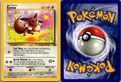 Eevee 51/64 Common Jungle Pokemon Unlimited Moderately Played - Image 1