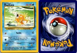 Magikarp 35/102 Uncommon Base Set Unlimited Pokemon Lightly Played - Image 1