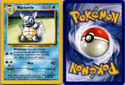 Wartortle 42/102 Uncommon Base Set Unlimited Pokemon Moderately Played - Image 1