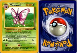 Venomoth 29/64 Rare Jungle Pokemon Unlimited Moderately Played - Image 1