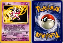 Mr. Mime 22/64 Rare Jungle Pokemon Unlimited Moderately Played - Image 1