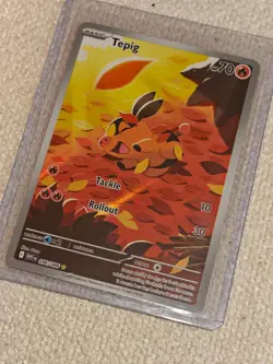 Pokemon TCG Tepig Card 096/086 IR White Flare English Edition Near Mint - Image 2