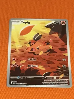 Pokemon TCG Tepig Card 096/086 IR White Flare English Edition Near Mint - Image 2