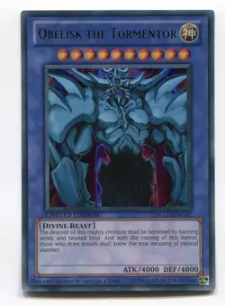 Yu-Gi-Oh! Obelisk the Tormentor Ultra Rare englisch YGLD-ENG02 Peiniger - Image 1