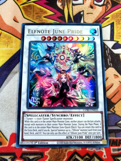 Elfnote June Pride cori-en035 1st Edition (NEW) Ultra Rare Yu-Gi-Oh! - Image 1