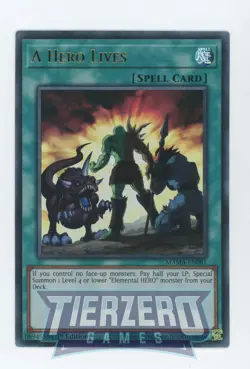 Yugioh MAMA-EN081 - A Hero Lives - Ultra Rare - Image 1