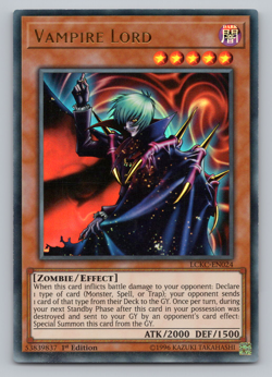 Vampire Lord - LCKC-EN024 - Ultra Rare - 1st Edition Yugioh - Image 1