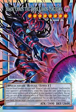 Magician of Dark Chaos - Black Chaos CORI-EN027 Ultra Rare Extended Art YuGiOh! - Image 1