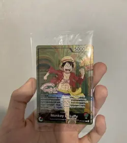 Carte One Piece TCG – Monkey D. Luffy OP13-001 – Musee Grevin Paris Exclusive - Image 1