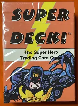 Super Hero Trading Card Game Deck Vintage 1994 Card Sharks Inc CCG - Image 1