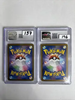 Set 2 CGC Gem Mint 10 Charizard Ex Japanese 006/021 and 009/049 Pokemon Card - Image 2