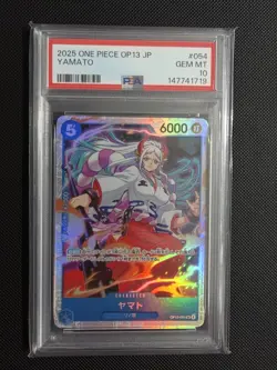 Yamato OP13-054 Carrying On His Will Foil PSA10 - Image 1