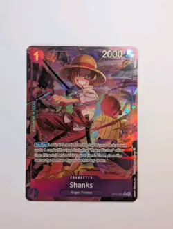 Shanks OP13-065 Alt Art Rare One Piece TCG - Image 1