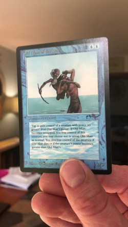 MTG - Old Man of the Sea - Arabian Nights - English - Alt - Watch Video of Item! - Image 2