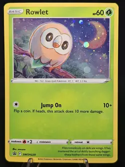 Rowlet - (Cosmos Holo) SWSH220 Miscellaneous Cards & Products Holo - Image 1