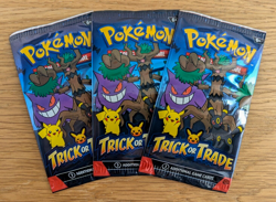 Pokemon ~ Trick Or Trade 2024 ~ 3 x 🎃 Booster (3 Card) Sealed Packs!! - Image 1