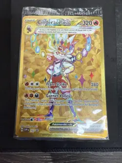 Cinderace ex 163 Sv: Scarlet & Violet Promo Cards Holo Sealed - Image 1