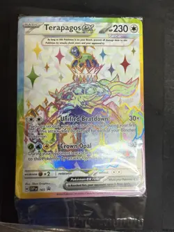 Terapagos ex 165 Sv: Scarlet & Violet Promo Cards Holo Sealed - Image 1