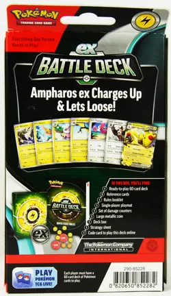 Pokemon Trading Cards ex Battle Deck Ampharos ex 60-Card Deck - Image 2