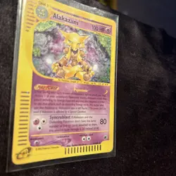 Alakazam 1/165 Expedition 2002 Holo Rare Pokemon Card TCG LP - Image 3