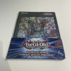 Konami Yu-Gi-Oh! 9-Pocket Portfolio - ELEMENTAL HERO (Holds 180 Cards) - New - Image 1