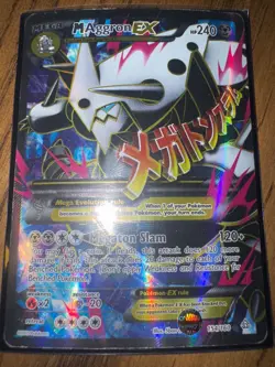 MAggron EX Pokemon Card 2015 154/160 Good Condition - Image 1