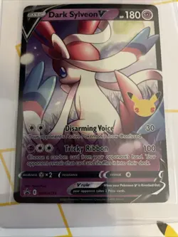 Dark Sylveon V SWSH134 SWSH: Sword & Shield Promo Cards Holo - Image 1