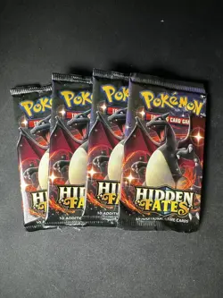 Pokemon "Hidden Fates" 10-Card Sealed Booster Pack (Charizard) X1 New Sealed! - Image 1