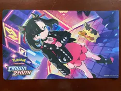 Morpeko V-Union Opened Pokemon Promo Set, 5 Cards, Jumbo, Marnie Playmat - Image 2