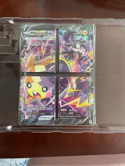 Morpeko V-Union Opened Pokemon Promo Set, 5 Cards, Jumbo, Marnie Playmat - Image 4