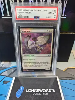 MTG - Serra Angel FOIL - PSA 10 - Dominaria Remastered - Image 1