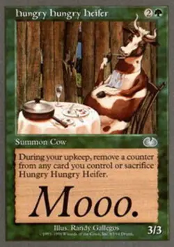 MTG - Hungry Hungry Heifer - Unglued - NM, English Magic FLAT RATE SHIP - Image 1