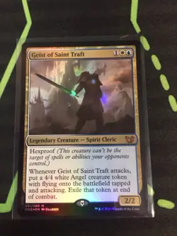 MTG Magic The Gathering Geist Of Saint Traft Foil DDQ Mythic Spirit Azorious - Image 1