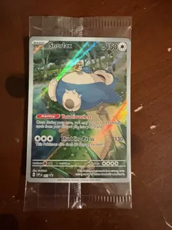 SEALED 2023 Snorlax Black Star Alt Art SVP 051 Pokemon 151 Promo English Holo - Image 1