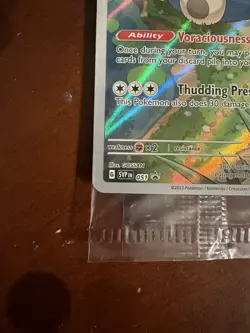 SEALED 2023 Snorlax Black Star Alt Art SVP 051 Pokemon 151 Promo English Holo - Image 3