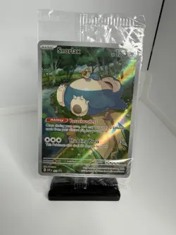 2023 Pokemon 151 Snorlax SVP 051 Black Star Promo Illustration Rare Holo NM/M - Image 1