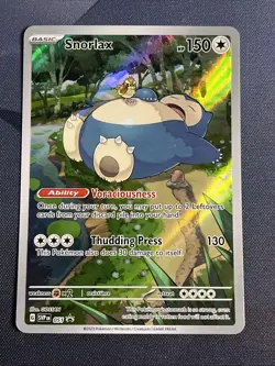 Pokemon TCG Snorlax 051 Scarlet & Violet 151 ETB Promo - Image 1