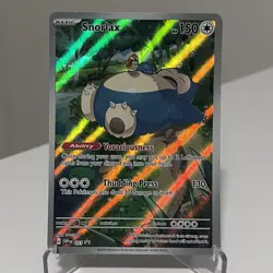 Snorlax SVP 051 Pokemon TCG Card 151 Promo Illustration Rare ETB Holo NM/M - Image 1