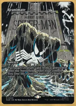 (In Hand) Reanimate - Borderless (Marvel's Spider-Man, Special, 2025) NM - Image 1