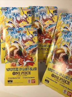 One Piece TCG OP-15 Adventure on Kami's Island Sleeved Booster Pack English X 5 - Image 4