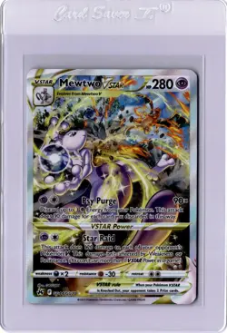 Mewtwo VStar GG44/GG70 Crown Zenith Alternate Art Pokemon Card FA 2023 - Image 1