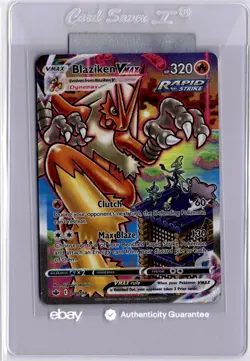 Blaziken VMAX Alt Art Chilling Reign Pokemon Card 201/198 2021 FA - Image 1