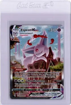 Espeon Vmax Fusion Strike Alt Art Pokemon Card 270/264 Full Art 2021 FA NM - Image 1