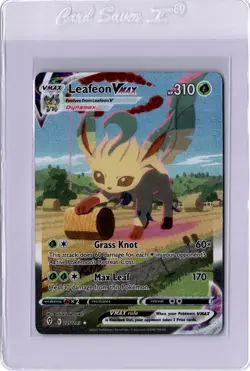 Leafeon VMAX Alternate Art Evolving Skies 205/203 Pokemon Card FA 2021 - Image 1